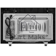 Микроволновая печь встраиваемая Maunfeld JBMO820GS01 нержавеющая сталь, 20 л, 1080 Вт, переключатели - поворотный механизм/кнопки