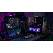 Корпус Corsair Frame 4000D LCD RS ARGB Black, Midi-Tower, чёрный, 4 x 120 мм