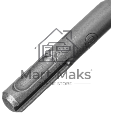 Бур по бетону Denzel двойная спираль, Cobalt W-tip, 10x210 мм, SDS PLUS
