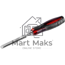 Стамеска MIRAX 1810-12 с двухкомпонентной прозрачной рукояткой, 12мм