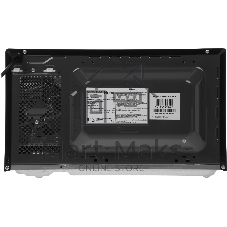 Микроволновая печь Haier HMB-DM208BA черный/серебристый, 20 л, 800 Вт, переключатели - кнопки, поворотный механизм