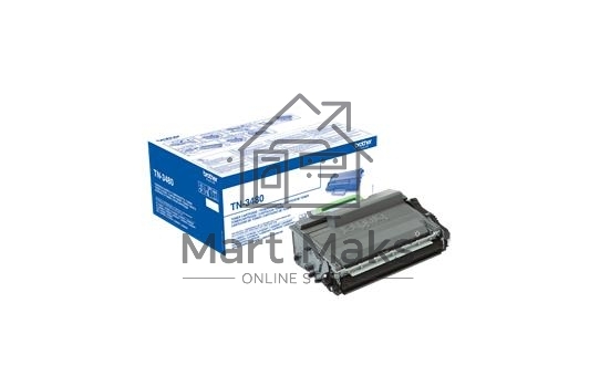 Картридж лазерный Brother TN3480 черный (8000 стр.) для Brother HL-L5000D/L5100DN/L5100DNT/L5200DW/L5200DWT/L6250DN/L6300DW/L6300DWT/L6400DW/L6400DWT/DCP-L5500DN/L6600DW/MFC-L5700DN/L5750DW/L6800DW/L6800DWT/L6900DW/L6900DWT