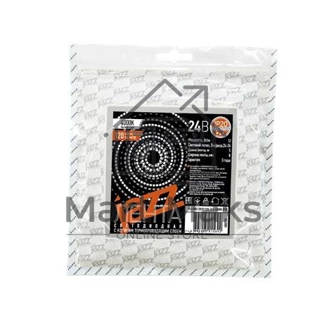 Лента светодиодная PLS PRO 2835/120-24В 4000К IP20 (уп.5м) JazzWay 5015692
