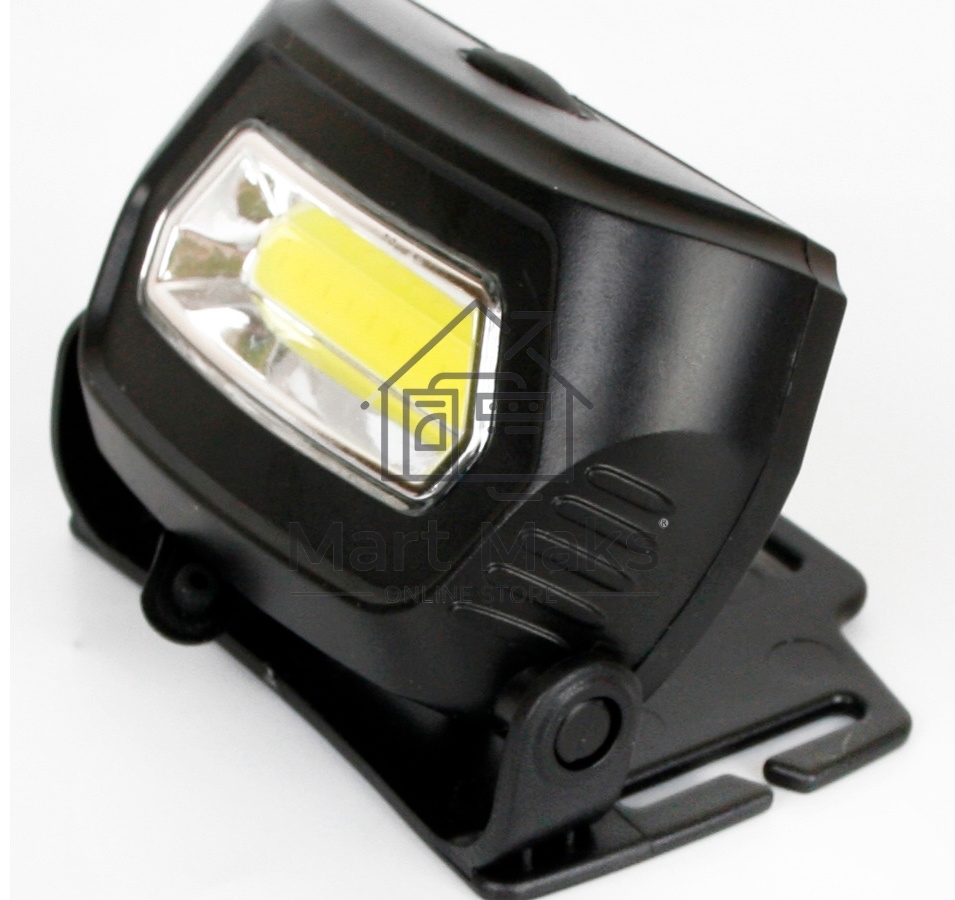 Фонарь налобный Ultraflash LED5359 (аккум 5В черный COB 3 Ватт, 3 реж.,пласт.,бокс)