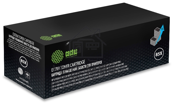 Картридж лазерный Cactus CS-CE285X-MPS черный (3000стр.) для HP LJ M1130 MFP/ M1132MFP Pro/P1102s Pro/ P1103 Pro