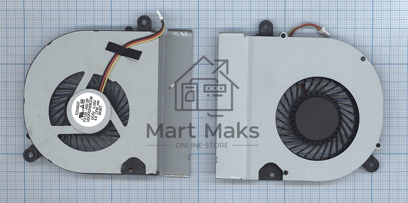Вентилятор (кулер) для ноутбука Asus A45 A85 K45 P45 R400 X45 (толщина 9мм) VER-2