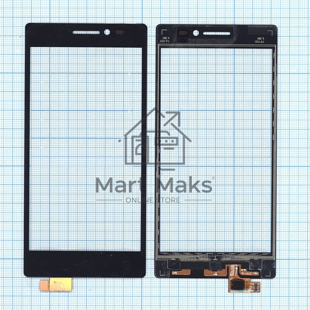 Сенсорное стекло (тачскрин) для Lenovo Vibe X2 Pro черное