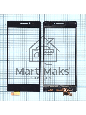 Сенсорное стекло (тачскрин) для Lenovo Vibe X2 Pro черное