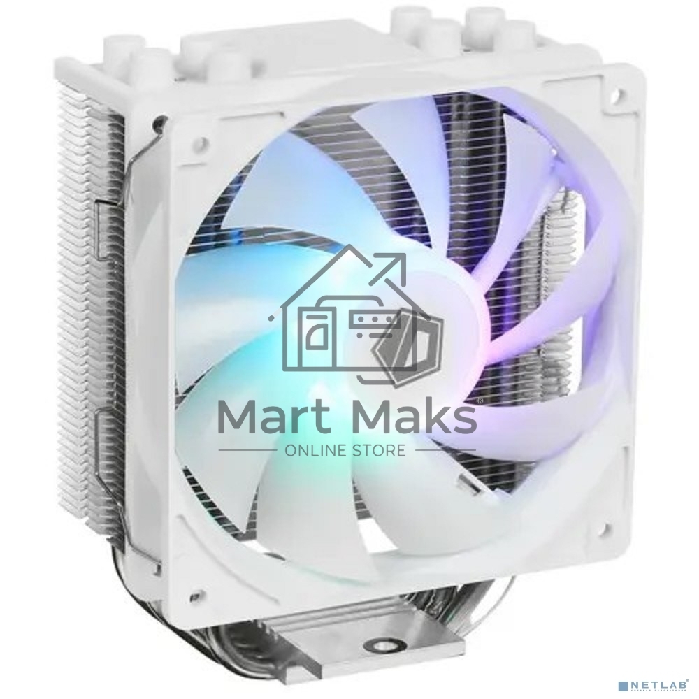 Кулер ID-COOLING SE-214-XT ARGB белый 120мм алюминий+медь 1500rpm 27db 4-pin 180W 150мм