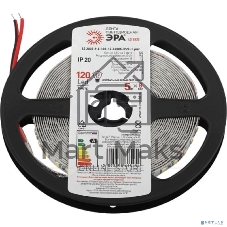 Лента светодиодная ЭРА Б0053968 LS2835 9,6-120-12-4000K-IP20-1 year белая 5м