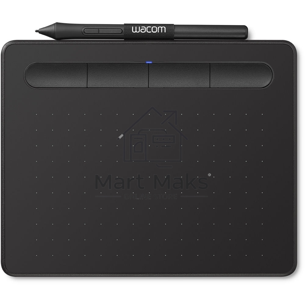 Планшет для рисования Wacom Intuos S CTL-4100K-N USB черный
