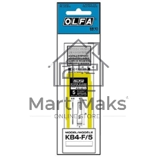 Лезвия Olfa лопаточные для ножа AK-4, 6(8)х35,5х0,55 мм, 5 шт