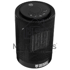 Тепловентилятор керамический Denzel DTFC-1200, черный, 600/1200 Вт, 12 м2, 3 режима, термостат