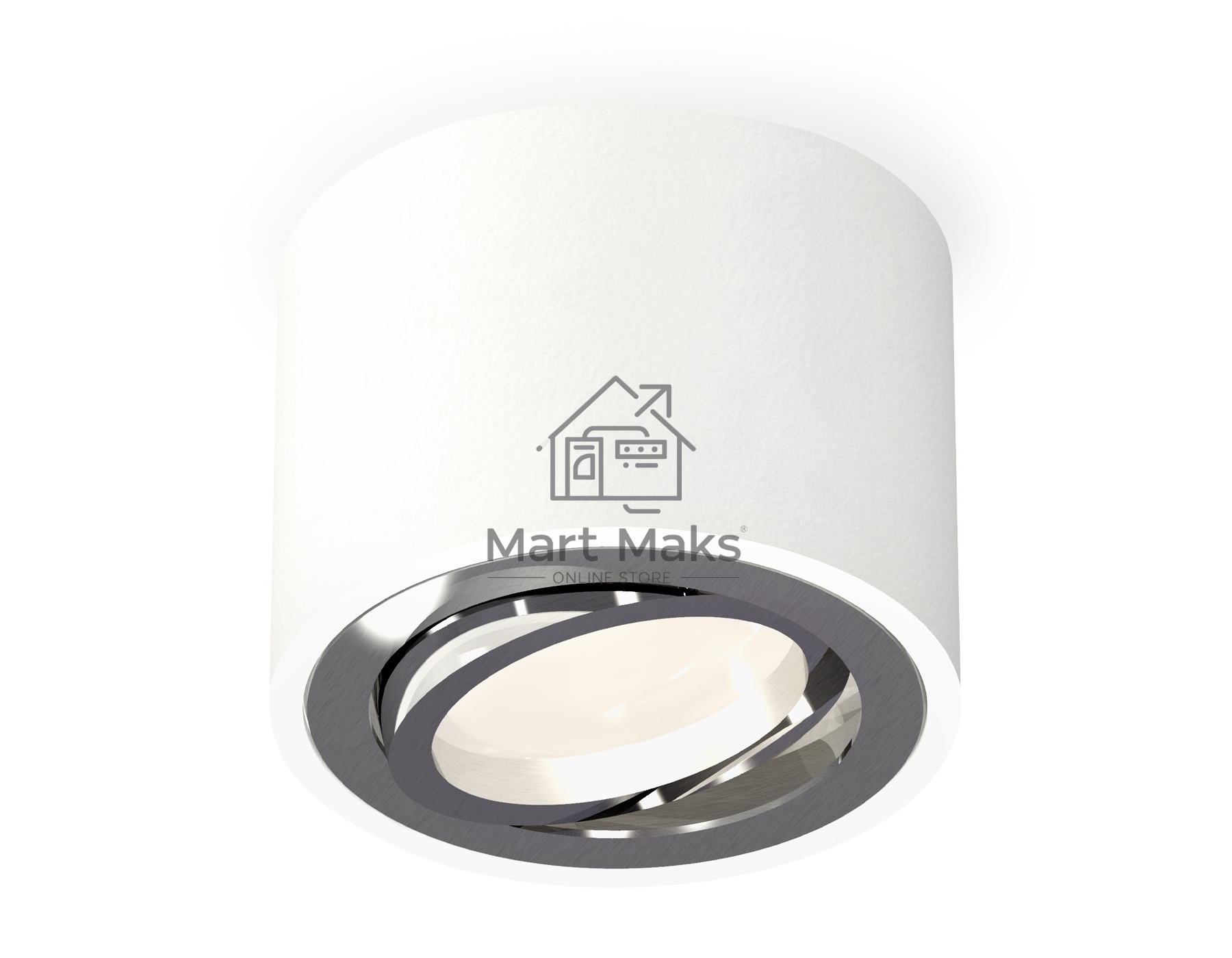Светильник Ambrella Light XS7510003 SWH/PSL белый песок/серебро полированное MR16 GU5.3 (C7510, N7003)