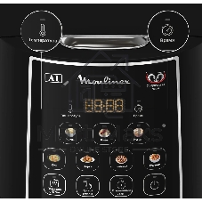 Мультиварка Moulinex MK736BF2 черный, 5 л, 750 Вт, кнопки, 7 программ