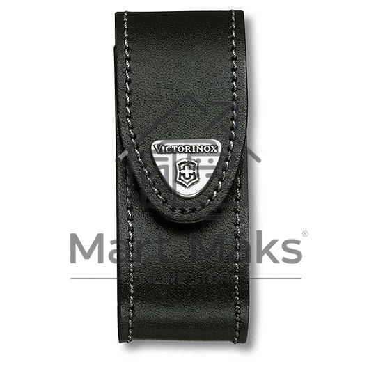 Чехол из нат.кожи Victorinox Leather Belt Pouch (4.0520.3) черный с застежкой на липучке без упаковки