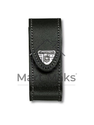 Чехол из нат.кожи Victorinox Leather Belt Pouch (4.0520.3) черный с застежкой на липучке без упаковки