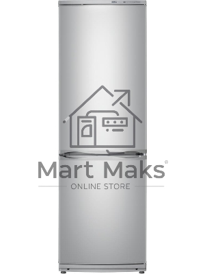 Холодильник Atlant ХМ-6021-080 серебристый двухкамерный 225/101л морозилка снизу