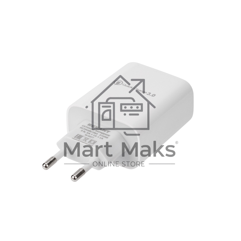 Сетевое зарядное устройство Rexant 3 x USB, 5V, 3 А + 1 А + 1 А, белый