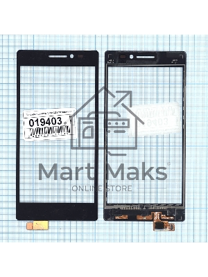 Сенсорное стекло (тачскрин) для Lenovo Vibe X2 Pro черное