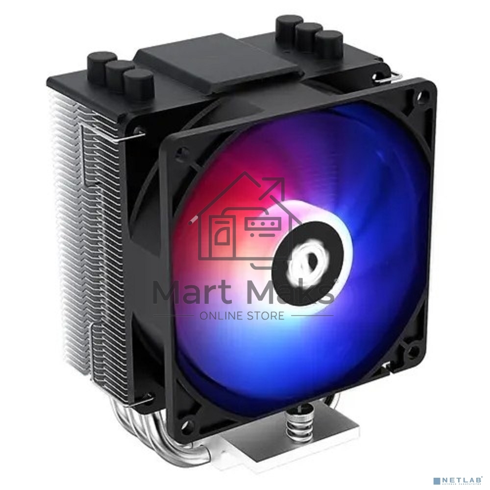 Кулер ID-COOLING SE-903-XT черный 92мм алюминий+медь 2200rpm 26db 4-pin 130w 123мм