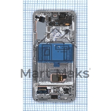 Дисплея для Samsung Galaxy S22 SM-S901B в сборе с тачскрином ServicePack, белый (GH82-27520B)