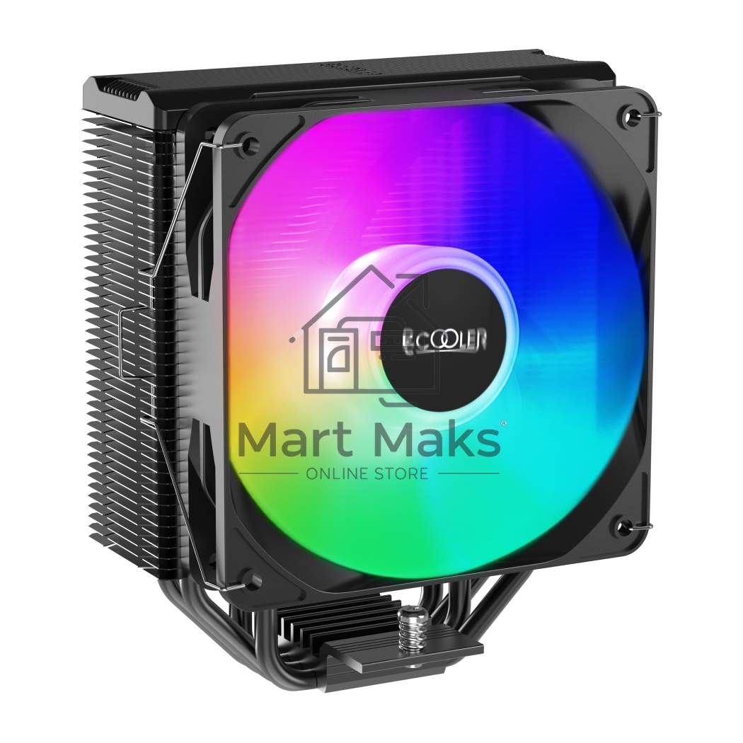 Кулер PCCooler Paladin EX400S черный 120мм алюминий+медь 1800rpm 28.6db 4-pin 180W 157мм