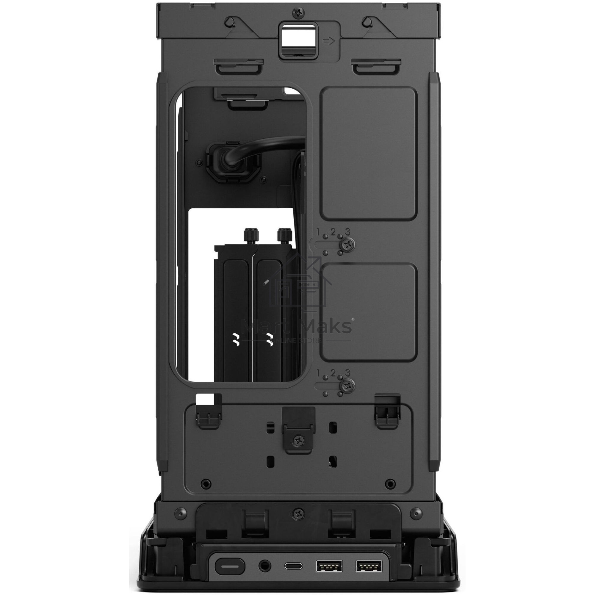 Корпус ПК без блока питания Fractal Design Era 2, Mini-Tower, 2x120mm, 2xUSB-A 3.0 + 1xUSB 3.2 Type-C, SFX PSU Support, mITX Charcoal Gray