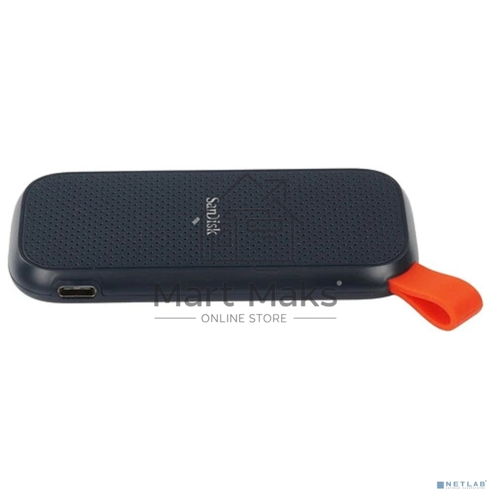 Внешний SSD SanDisk Portable, 2TB, USB 3.2 Gen 2 Type-C, R/W 800/-, черный