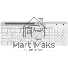 Комплект клавиатура+мышь A4Tech FStyler FB2535C беспроводной, USB + Bluetooth, 2000 DPI, белый