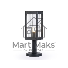 Светильник Ambrella light ST2411 BK/CL черный/прозрачный IP54 E27 max 40W 110*110*350