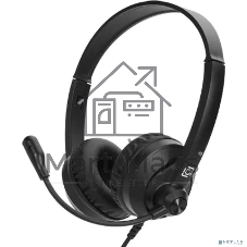 Гарнитура Oklick HS-M500 чёрный, проводная, USB