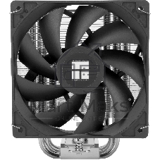Кулер для процессора Thermalright Burst Assassin 120 SE черный/серебристый (4-pin PWM, 148мм, Al/Cu, 6x6мм, 1x120мм, 66.17CFM, 25.6dBA, 1550RPM, S: 1851/1700/1200/115X, AM5/AM4)
