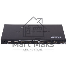 Разветвитель HDMI 4K Splitter Orient HSP0108H, 1->8, HDMI 1.4b/3D, UHDTV 4K(3840x2160)/HDTV1080p/1080i/720p, HDCP1.2, внешний БП 12В/4A, метал.корпус