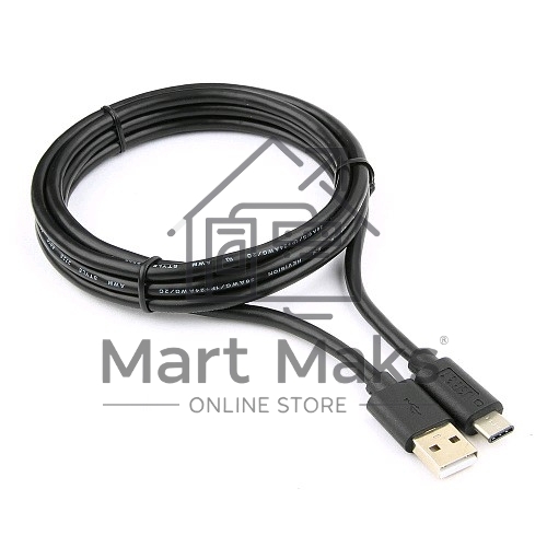 Кабель USB Cablexpert CCP-USB2-AMCM-6, USB2.0 AM/USB3.1 Type-C, 1.8м, пакет
