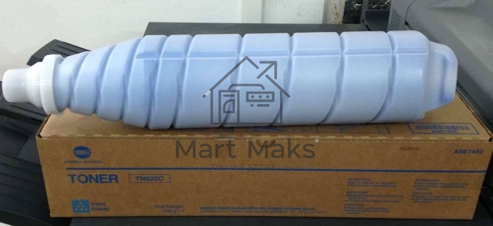 Картридж лазерный Konica-Minolta bizhub PRESS C1085/C1100 синий TN-622C