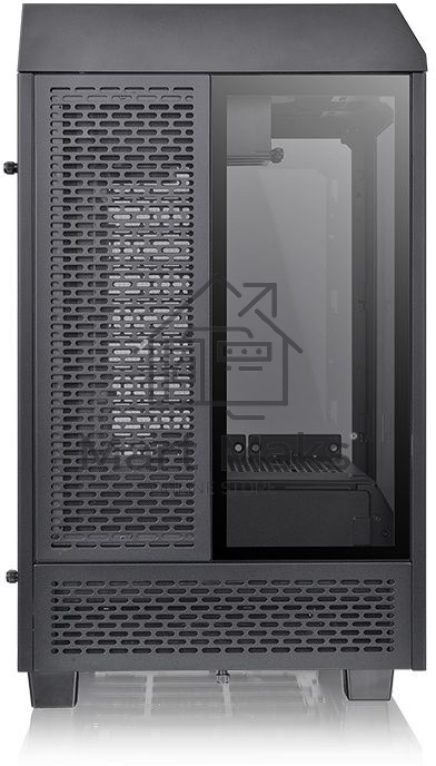Компьютерный корпус Thermaltake The Tower 100 черный без БП ATX 2x120mm 2xUSB3.0 1xUSB3.1 audio bott PSU