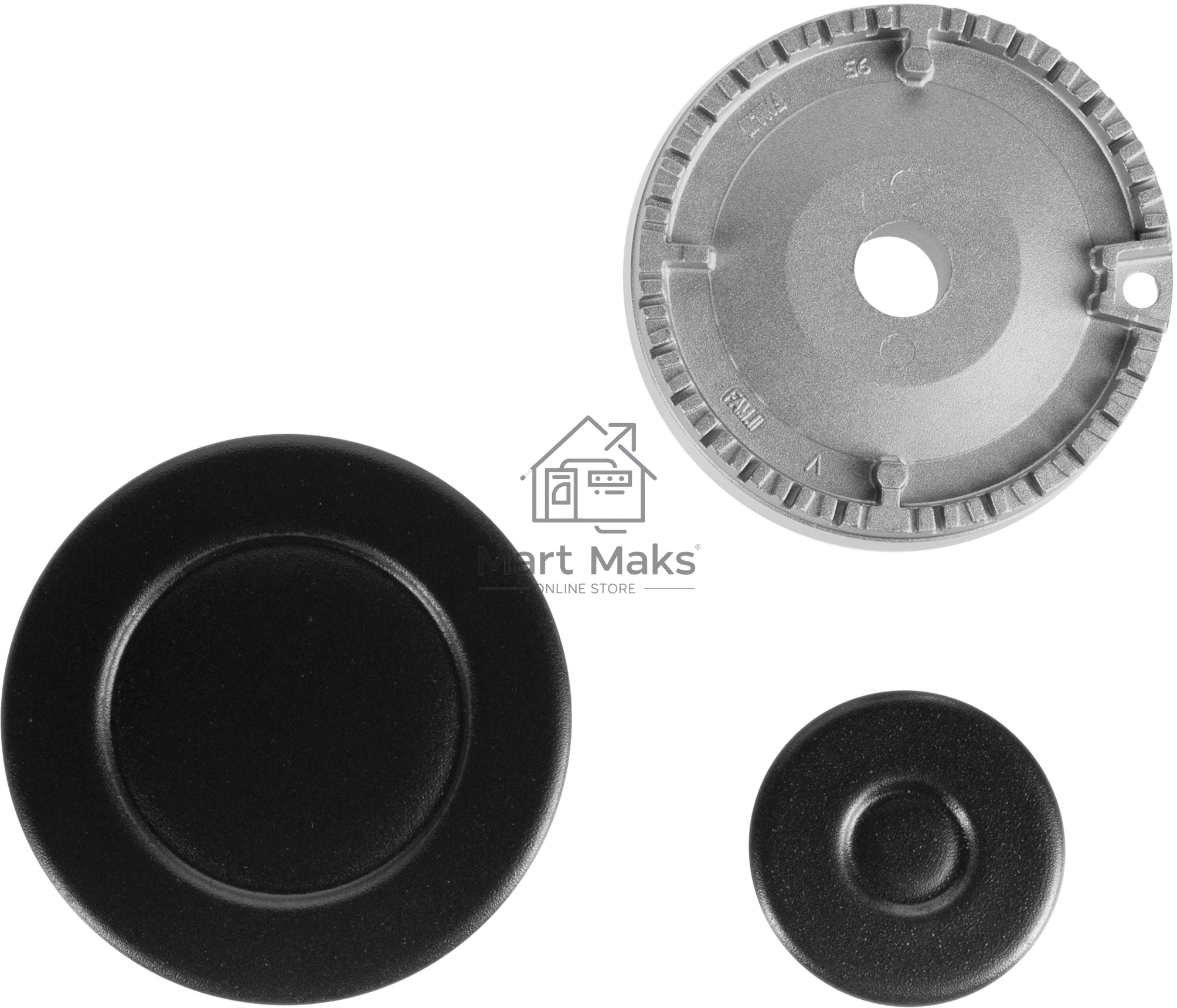 Газовая варочная панель Maunfeld EGHE.43.3STS-EW