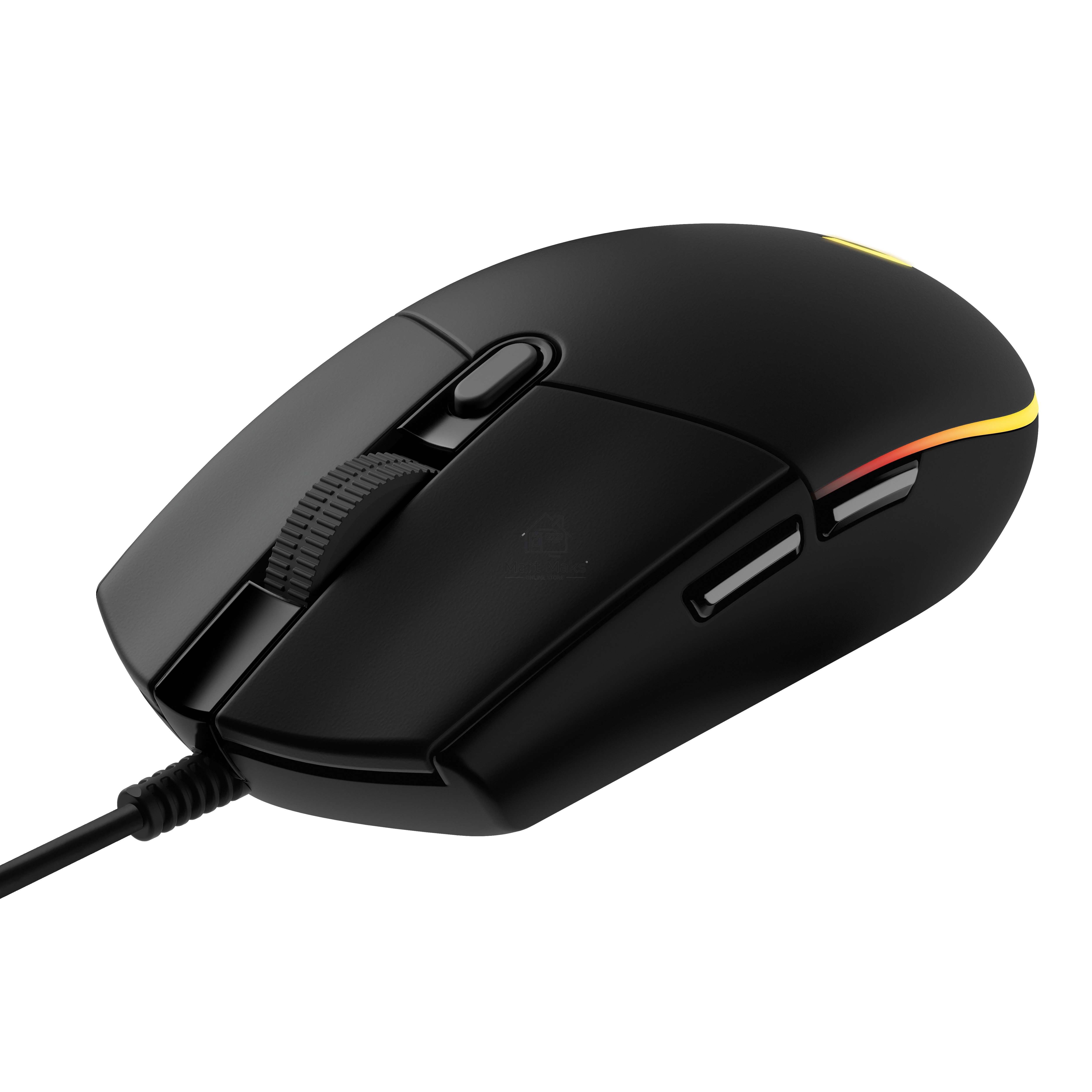 Мышь проводная Logitech G102 LIGHTSYNC черный, 8000 dpi, USB, кнопки - 6