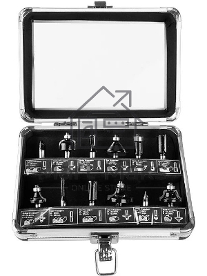 Набор фрез Sturm! 9016-RB-S8-12-3 в металлическом кейсе 12шт