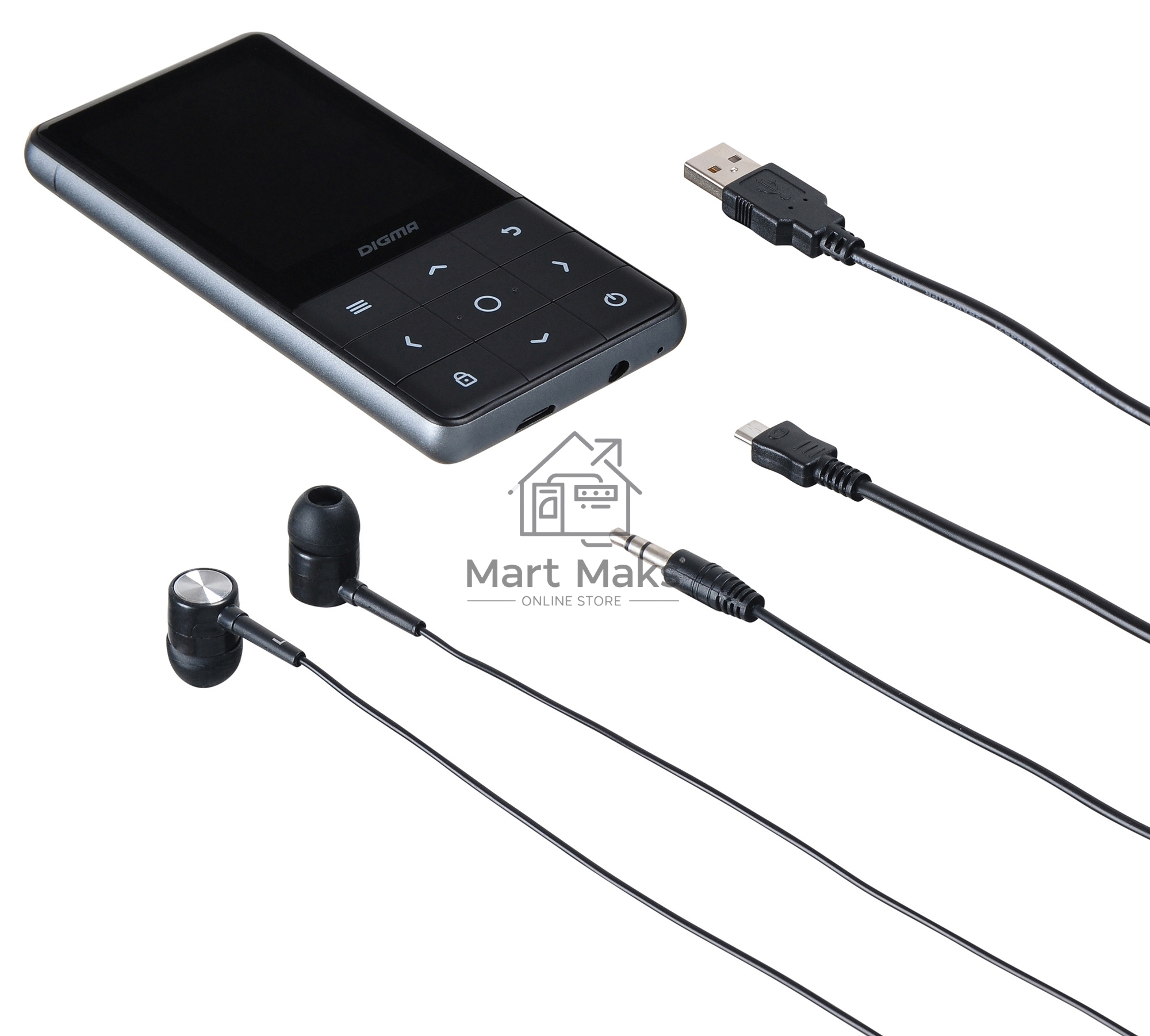 Плеер Hi-Fi Flash Digma Y4 BT 16Gb черный/2.4