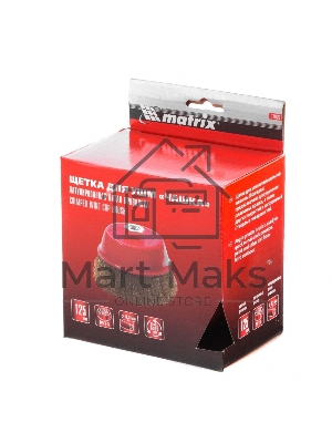 Щетка Matrix для УШМ, 125 мм, М14, 