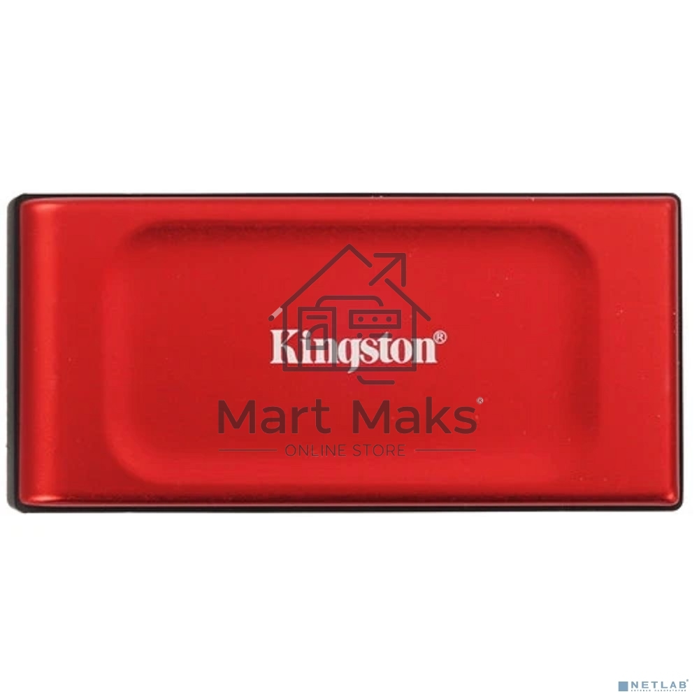 Твердотельный накопитель Kingston External SSD XS1000, 2000GB, Type-C/A, USB 3.2 Gen 2, R/W 1050/1000MB/s, 70x33x14mm, 29g., Red (5 лет)