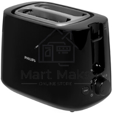 Тостер Philips HD2581/90 черный, 830 Вт, 2 слота