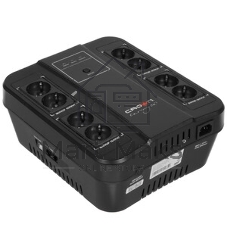 Источник бесперебойного питания CMUS-255 EURO SMART/650 ВА/390 Вт/8 х CEE 7 (евророзетка)