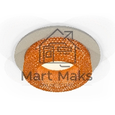 Комплект встраиваемого светильника Ambrella light XC7623024 SGR/CF серый песок/кофе MR16 GU5.3 (C7623, N7195)