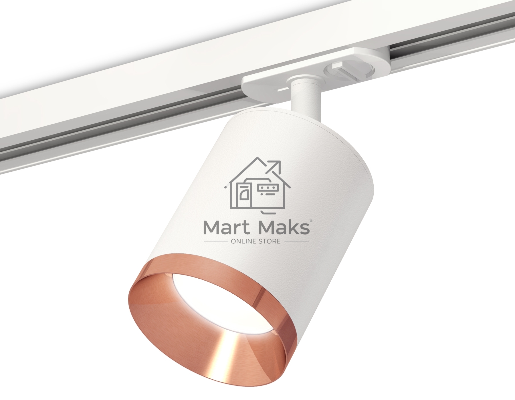 Светильник Ambrella light XT7421005 SWH/PPG белый песок/золото розовое полированное MR16 GU5.3 (A2536, C7421, N7035)