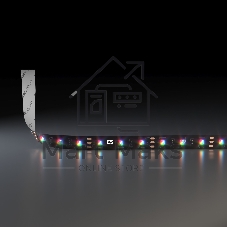 Лента светодиодная 5050 24V 60Led 14,4W IP20 RGB Black / 60Led 14,4W IP20 мульти