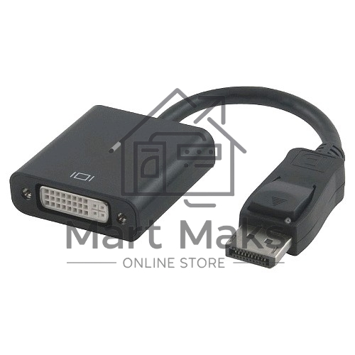Переходник DisplayPort - DVI Cablexpert A-DPM-DVIF-002, 20M/19F, черный, пакет
