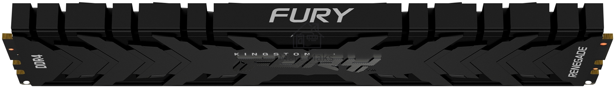 Оперативная память Kingston Fury Renegade, DDR4, 8GB (1x8GB), 3600MHz, CL16, DIMM, с радиатором, черный